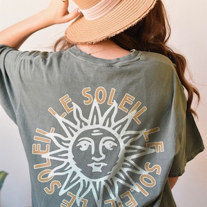 Sun T-shirt, Sun Tee,  Boho Shirt, Bohemian, Celestial, Vintage Inspired  Cotton T-shirt, Unisex Tee, Comfort Colors T-shirt, Oversized Tee