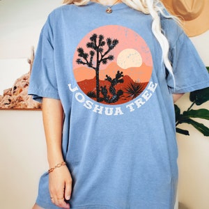 Oversized Cotton T-Shirt with Joshua Tree Print | Casual & Trendy | ESLA