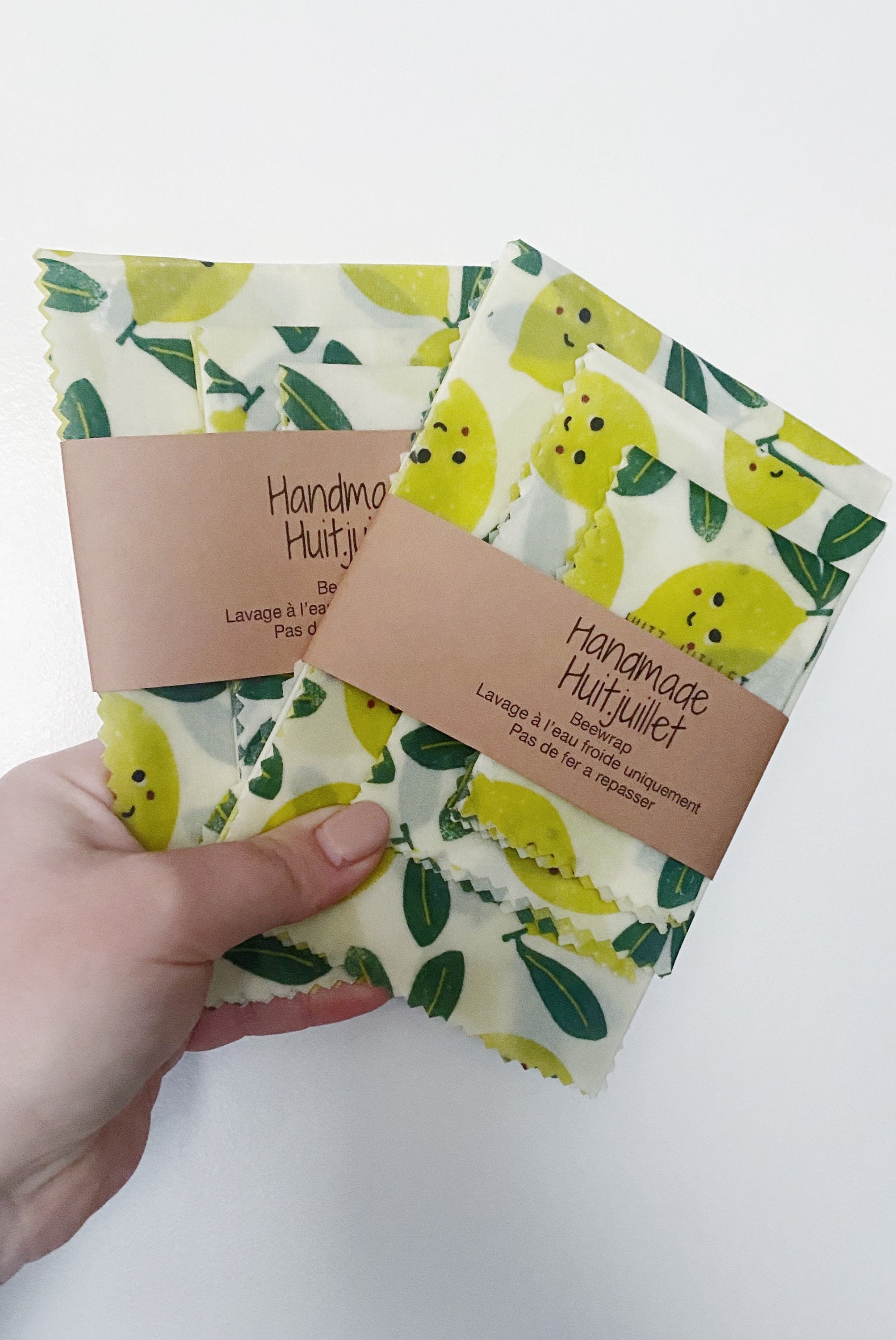 Bee Wrap 3 Tailles - Citrons