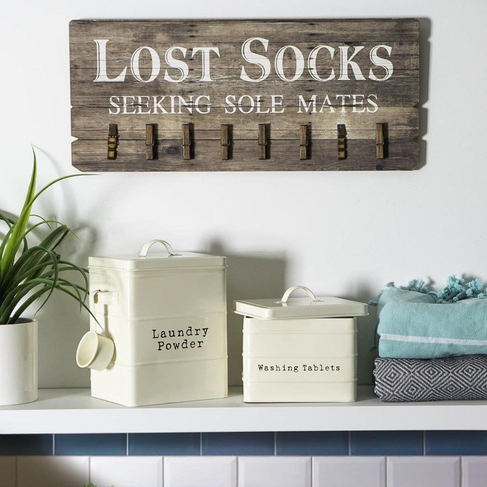 Kitchen Storage Tins Vintage Cream Enamel Peg Bucket Etsy