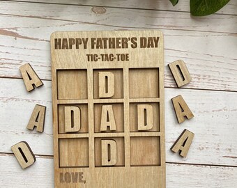 Happy Father’s Day Tic-Tac-Toe