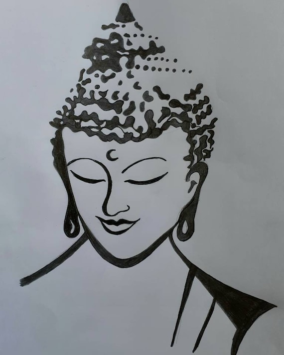 My drawing of Buddha