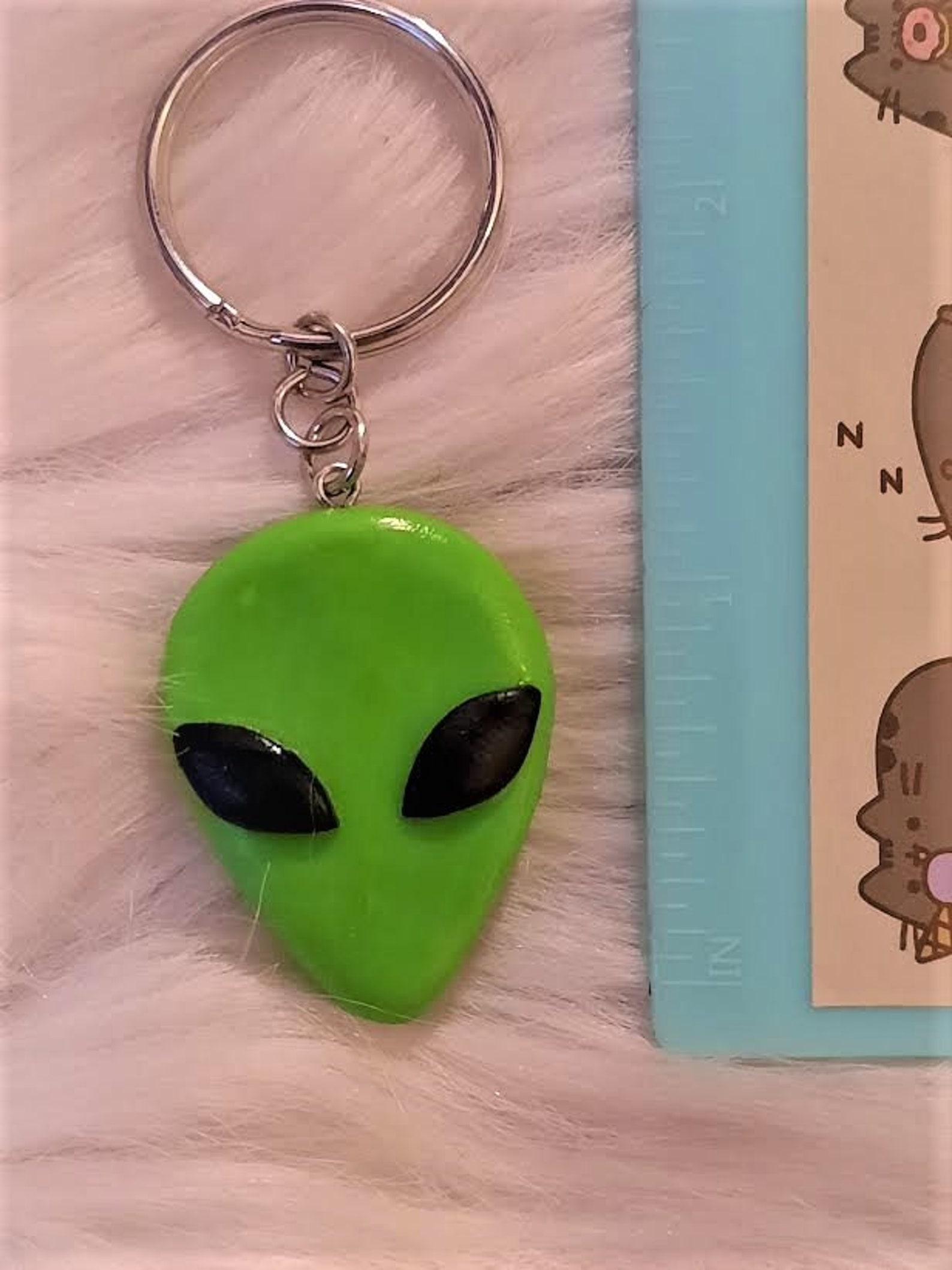 Alien Keychain Etsy