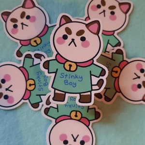 stinkender Junge Sticker