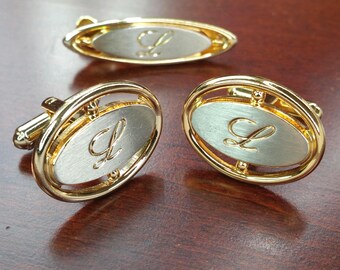 Lot De 3 Paires De Boutons De Manchettes Vintage - Années 60 - Occasion Très Bon état