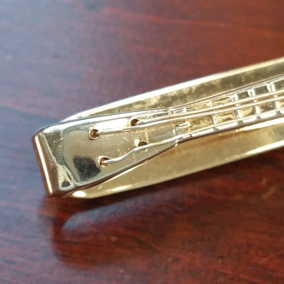 Vintage Guitar Tie Bar, 1950's Swank Musical Acoustic… Gem