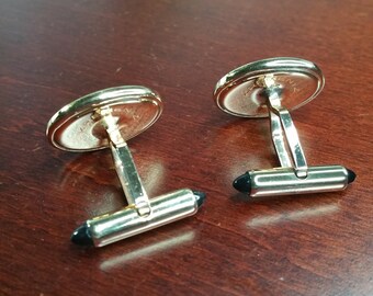 ヴィンテージカフスボタン、1940年代のクレメンツ、14Kゴールド