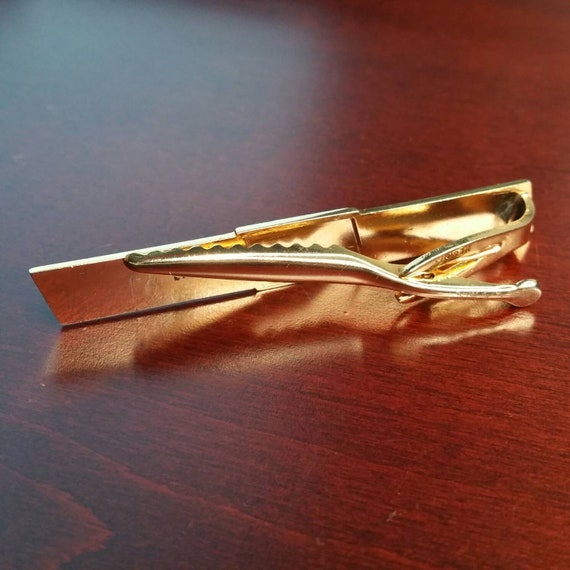 Vintage Initial D Tie Clip, Fits Wide Ties, Lette… - image 4