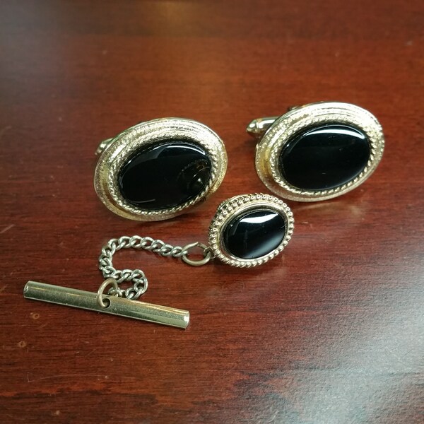 Vintage Cufflink Set - Etsy