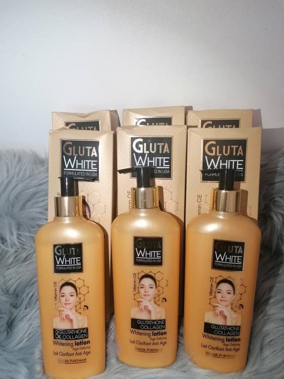 GLUTA WHITE GLUTATHIONE and collagen whitening lotion 250ml Etsy