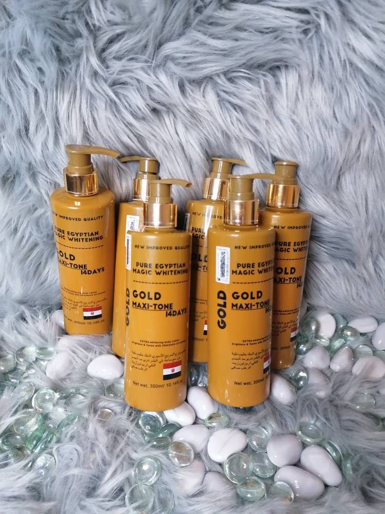 Pure Egyptian Magic Whitening Gold MaxiTone Body Lotion Etsy