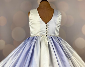 Flower girl dress,  Birthday Dress, Baby Dress, Brocade Dress, Tulle Dress, Wedding, MODEL BL018