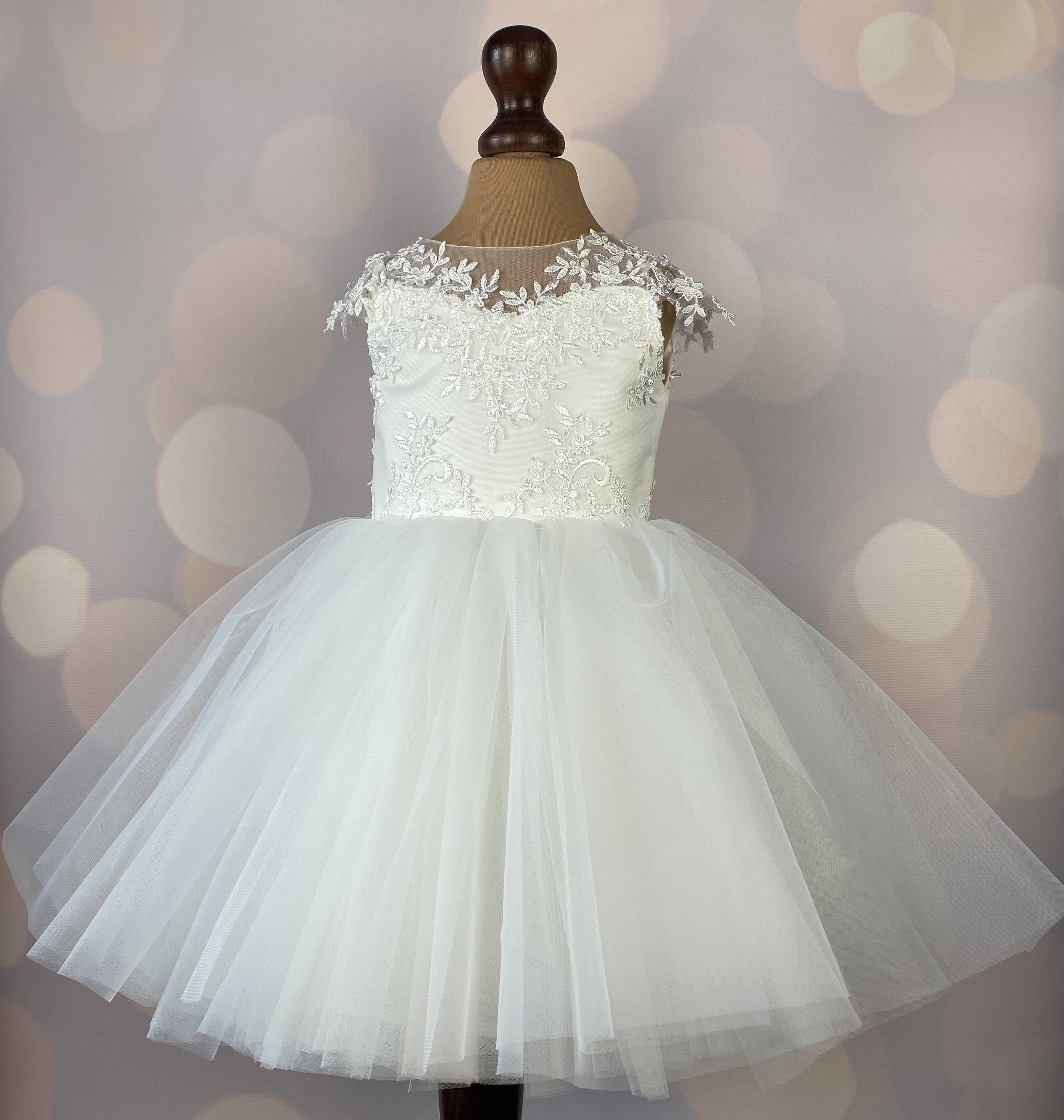 Baby Girls Party Dress – Flower Girl Dress In 7 Colors, Sizes 6 Months To 2 Years