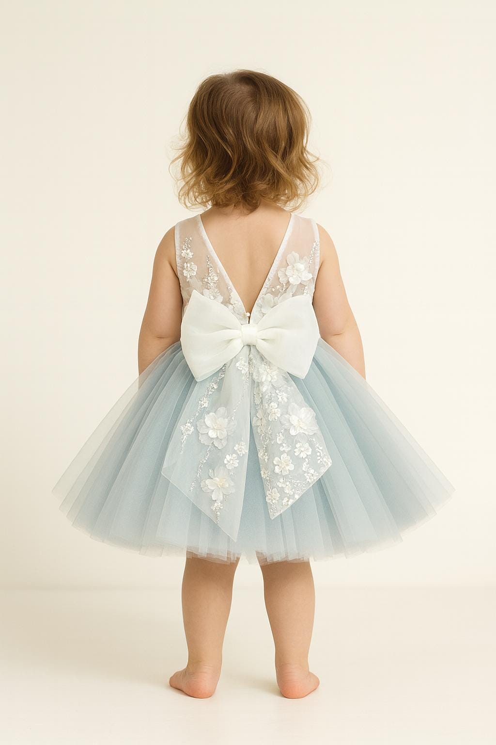 blue dress for baby girl Hydrangea Blue Chiffon Party Dress Short Periwinkle Bridesmaid Dress(B   DaisyFormals-Bridesmaid and Formal Dresses in 59+ Colors