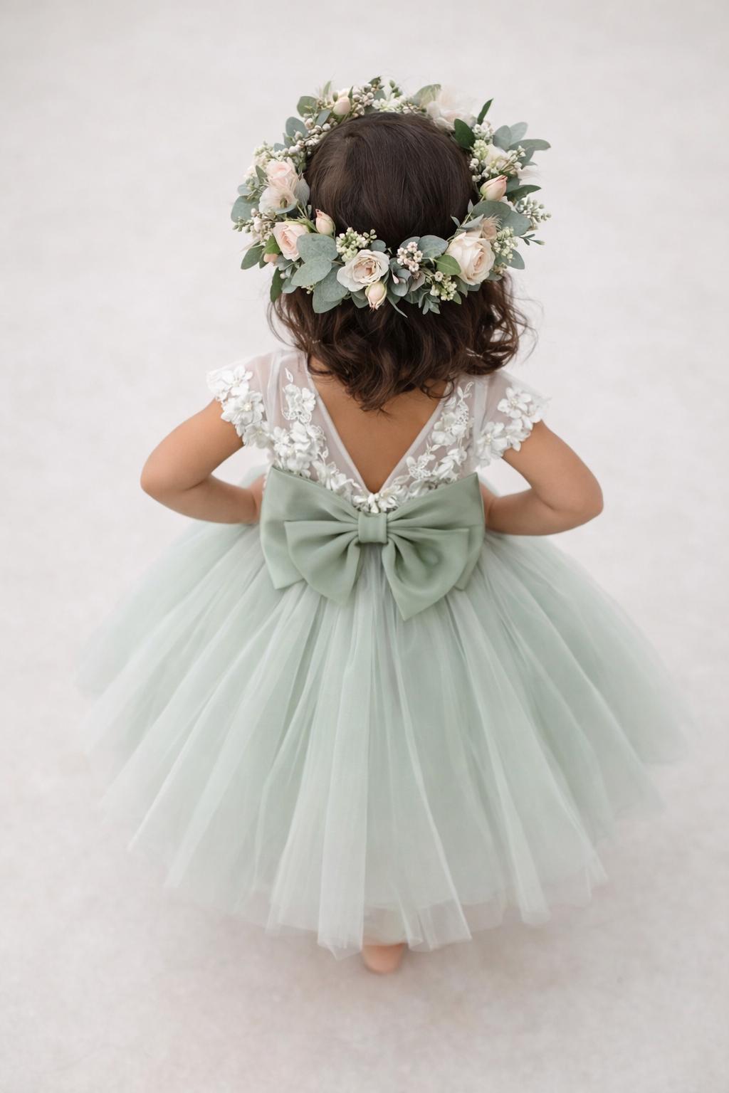 Mommy and Me Sage Green Dresses - Etsy