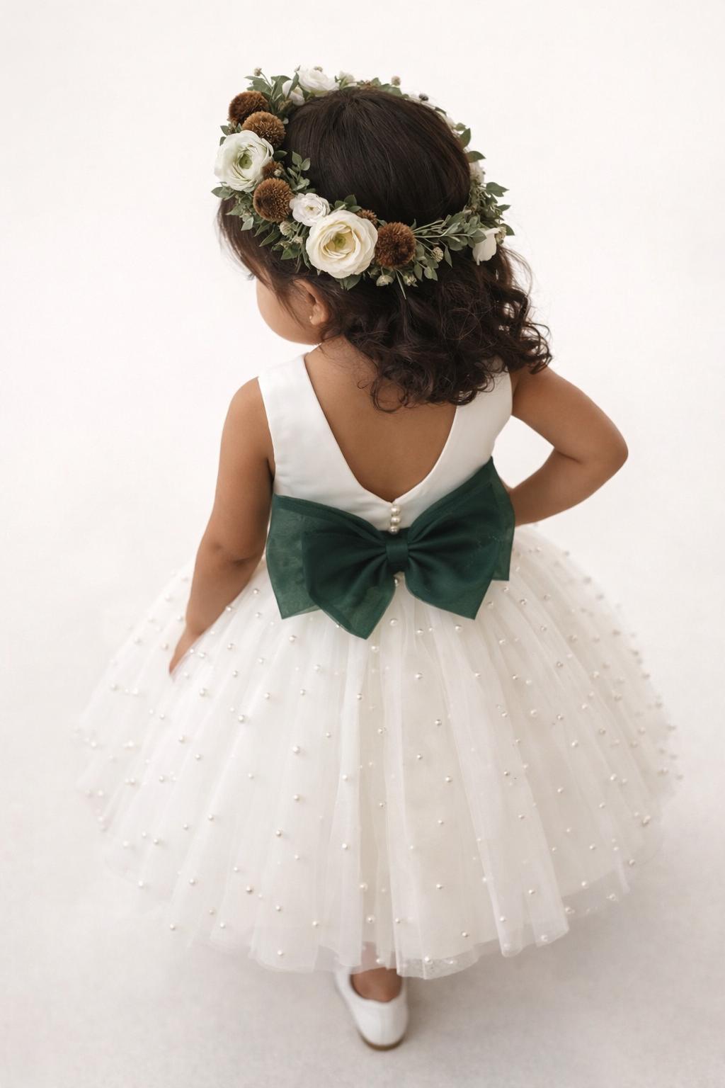 Fall Themed Flower Girl Dress - Etsy