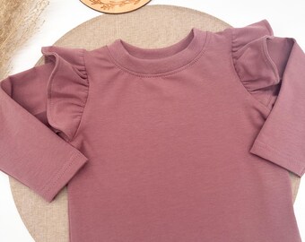 Handmade long-sleeved shirt with wings / for baby & children