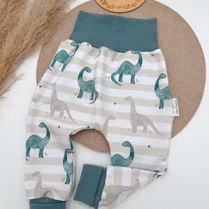 Pump pants baggy pants baby child dinosaur old mint
