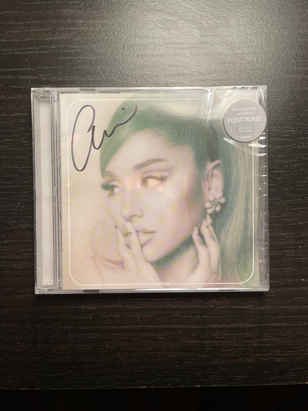 【直筆サイン】 アリアナ・グランデ Positions サインCD Ariana Grande Positions Signed CD UNOPENED - Etsy