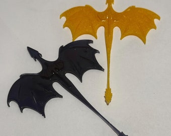 Empyrean Dragon Resin Bookmark – Inspired by Fourth Wing, Iron Flame & Onyx Storm – Fantasy Bookish Gift
