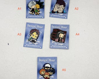 Anime-Inspired Enamel Pins - Jujutsu Kaisen, Hunter x Hunter, Demon Slayer Collectibles