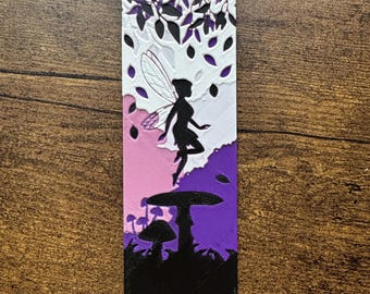 Marque-page fée : cadeau fantaisiste rose et violet pour lecteur de fantaisie imprimé en 3D