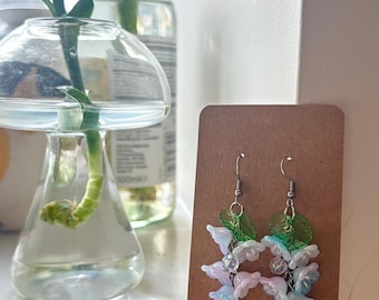 Lily of the Valley Dangly Earrings