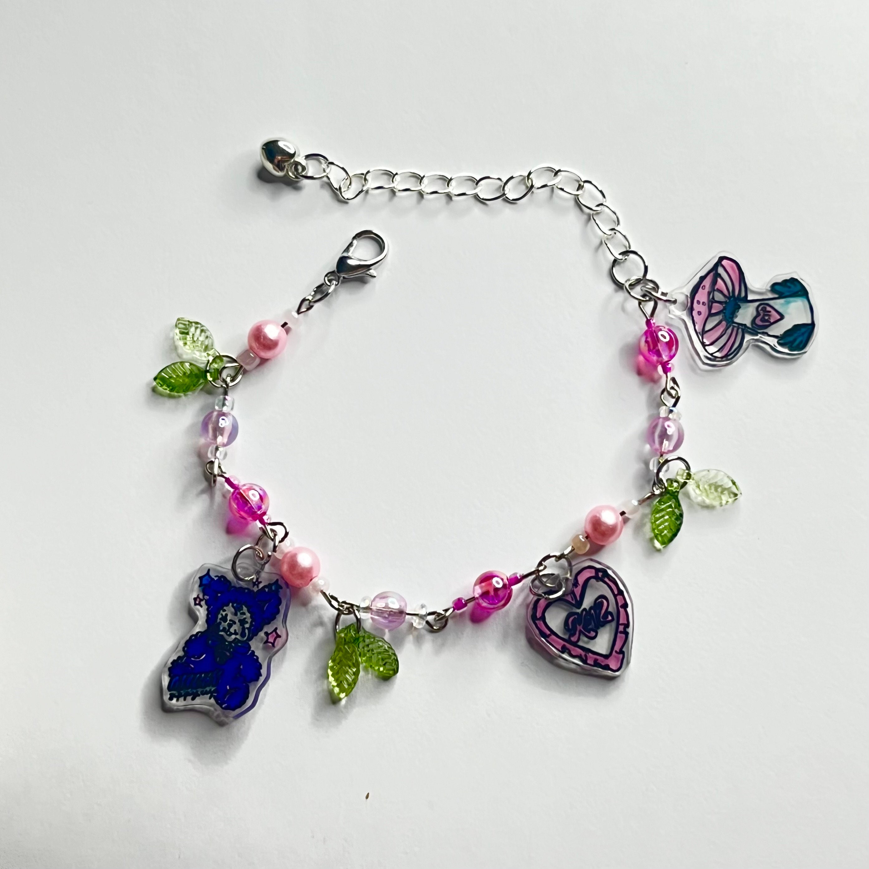 アクセサリー MELANIE MARTINEZ TRILOGY CHARM BRACELET Melanie Martinez 🏫 Trilogy Tour K-12 Pearl Charm Bracelet