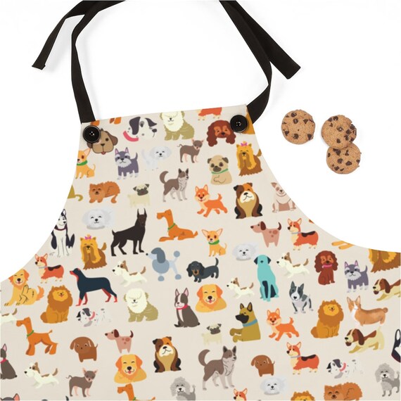 Dogs Apron Aprons For Women Apron With Pockets Gift For Etsy
