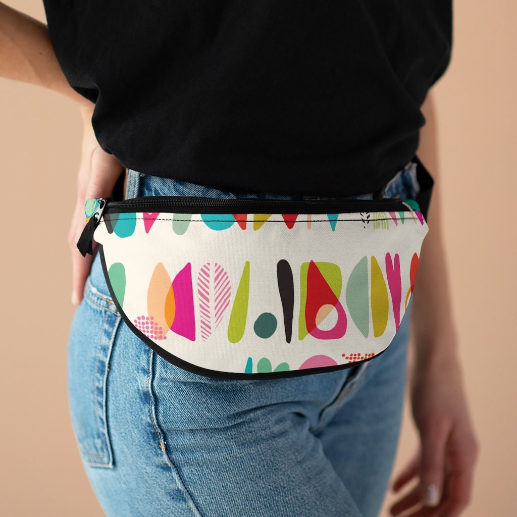 Fanny Pack colorful fanny pack fun fanny pack bag gift Etsy