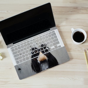 Cute dog MacBook Skin for Pro 13 A2289 Dog MacBook keyboard skin for Air 13 A1466 MacBook Decal for Pro 16 A2141 MacBook touchpad cover