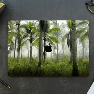 Tropical Palm Forest Macbook Case, Hard Plastic Shell