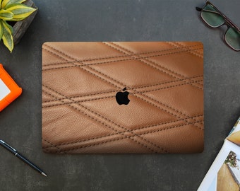 Emulación de cuero MacBook Air 15 pulgadas Funda de plástico MacBook Pro M3 16 pulgadas carcasa dura MacBook Air M2 13,6 pulgadas cubierta MacBook Pro M3 14 funda