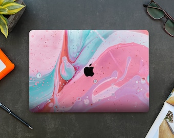 Rose Marbre MacBook Air 13 M2 2023 cas A2681 Meilleur MacBook 2024 Protection Hard Case Rose MacBook Pro 14 M3 couverture A2779 MacBook Pro 15 A1990