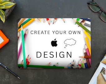Personalized MacBook Hard Case, Custom Artwork Laptop Cover, Upload Your Image Design, Stylish Protective Shell