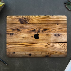 Wood Emulation MacBook cover Hard Plastic Macbook case for Air 15" 2023 Wood Print Mac Book Air case 2022 M2 Chip A2681 MacBook wooden case