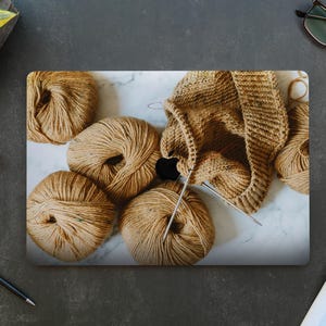 Knitted Pattern MacBook Air 13.6 Case M1 M2 M3 A2337 A2681 New MacBook Pro M4 Protective Plastic Case Crochet Must Haves MacBook Pro 14 M2