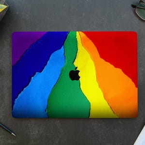 Rainbow MacBook Air 15 Case M2 M3 A2941 New 2025 MacBook Pro 16 M4 Protective Plastic Case A3403 MacBook Air Case M3 13 inches A3113 model