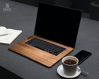 Holz Nachbildung MacBook Skin für M1 Air 13 A2337 MacBook Pro 15 A1990 MacBook Sticker für MacBook Pro 15 A1990 MacBook Pro 16 M3 Muster Aufkleber MacBook Pro 14 Skin M3