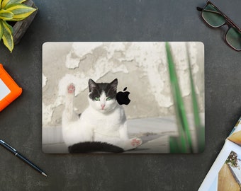 Bossy Cat Pattern MacBook Pro 16 inch M3case A2780 Funny Cat MacBook Air 15 inch cover A2941 Animal Pattern MacBook Pro 13 M2 Plastic Case