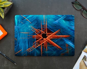 Abstract MacBook Case: Protective Plastic Cover, Modern Art Design
