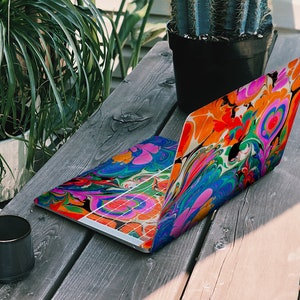 Rainbow Mist MacBook skin for M2 Pro 13inch A2338 Art MacBook cover for Pro 15 A1398 Cute MacBook keyboard skin for Pro 16 A2485 M2 2022