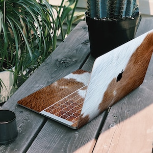 Cow Fur Emulation MacBook skin for Pro 13 inch A1989 MacBook keyboard skin for Air 13 M2 MacBook decal 2023 MacBook Pro 14 M3 A2779 skin