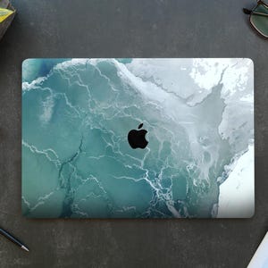 Coque MacBook Pro 13 pouces émulation marbre émeraude Mignonne pour MacBook Air 15 Coque de protection en plastique M2 M3 A2941 Nouveau MacBook Air 2025 M3