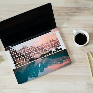 Emerald lake MacBook Pro skin for Pro 16 A2485 MacBook keyboard decal for Pro 14 A2442 Yoho national park pattern for MacBook Pro 15 A1990
