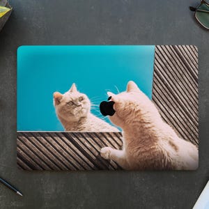 Custodia per MacBook Air Scottish Fold Cat M1 M2 M3 Nuovo MacBook Pro 2025 Custodia rigida in plastica Custodia per MacBook Pro 14 A2779 M2 M3 Custodia per MacBook Air 15 M3