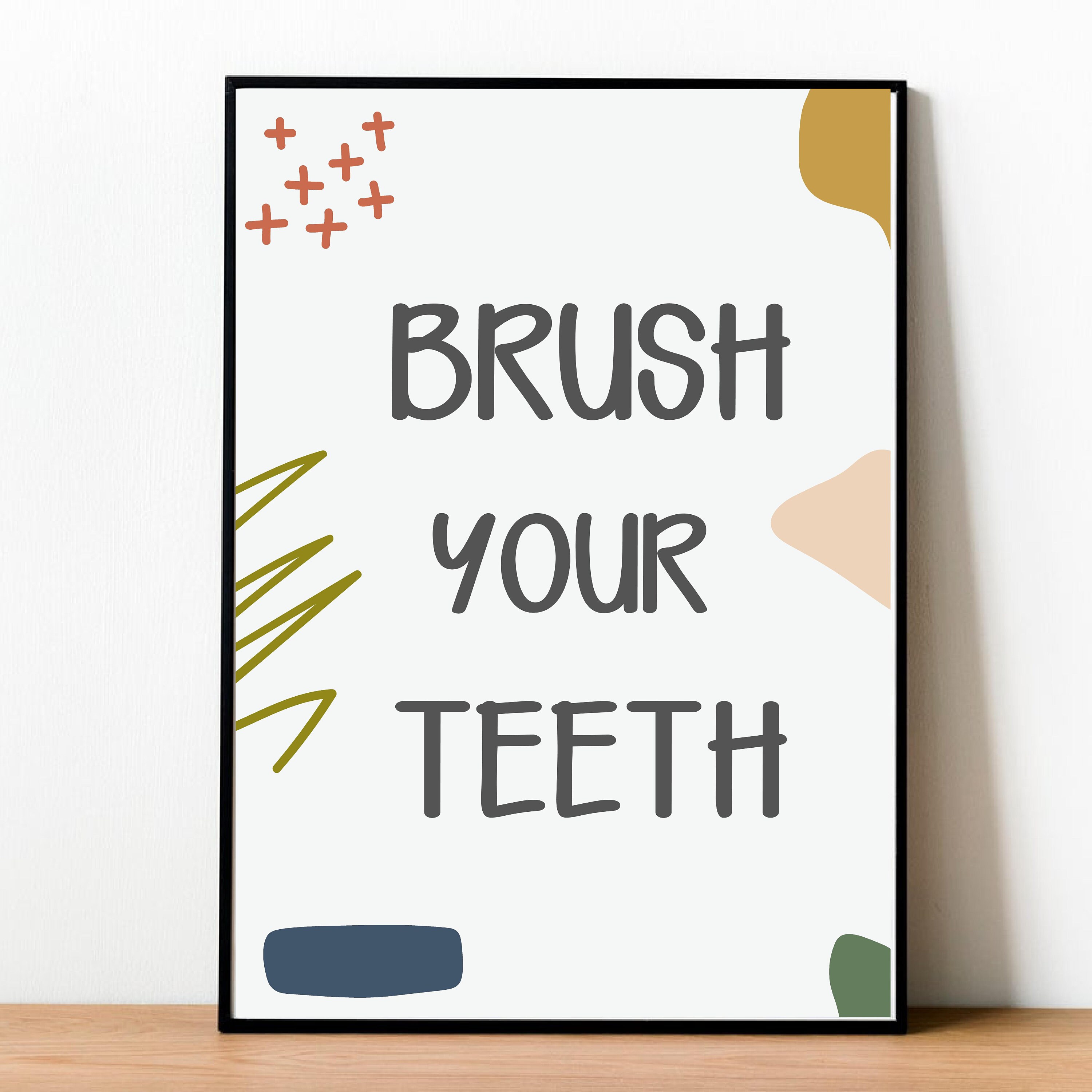 Set von 4 Kinder Badezimmer Leinwand Dekor Vintage Badezimmer | Etsy