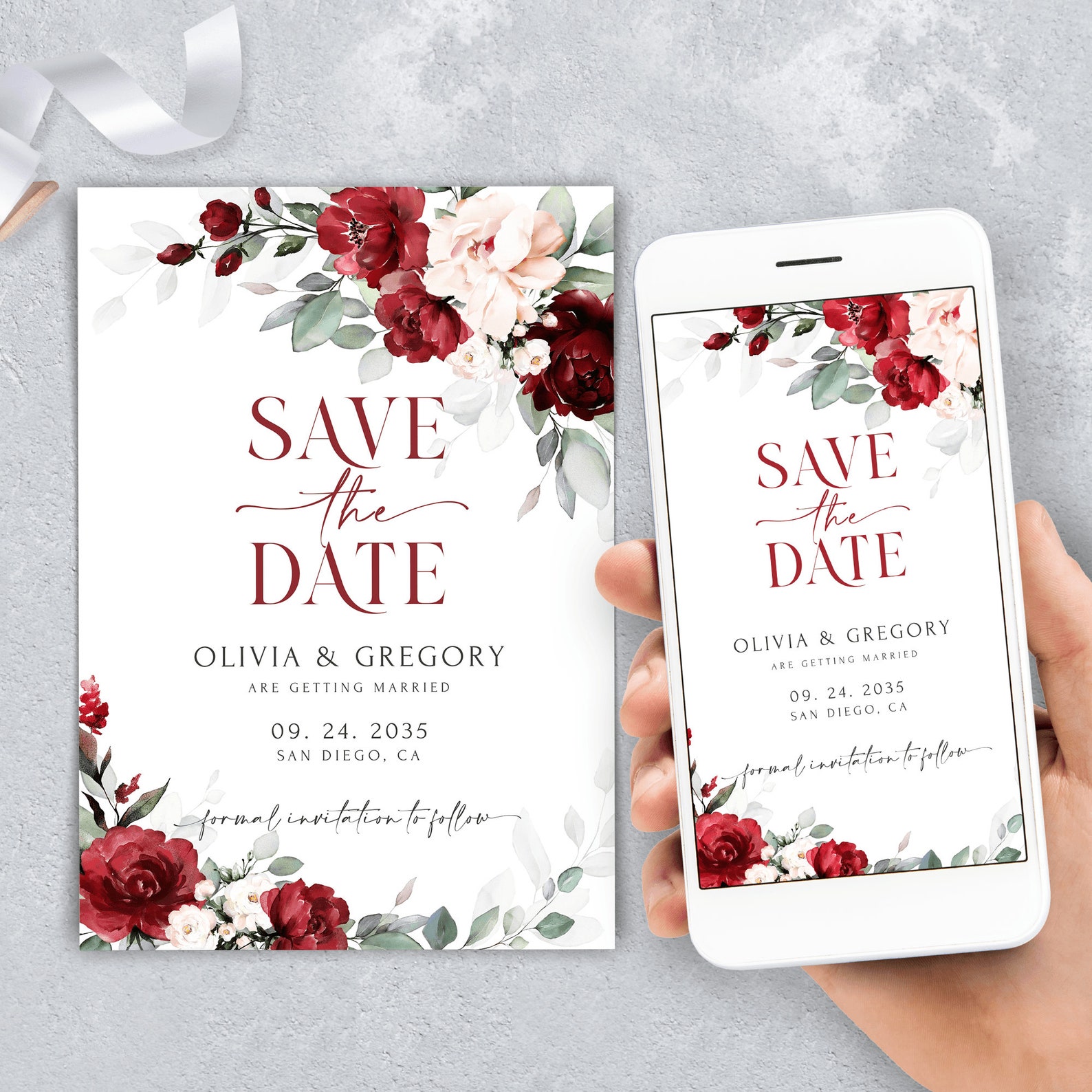 Save the Date Template With Digital Save the Date Editable Etsy Save the Date Template With Digital Save the Date Editable Etsy