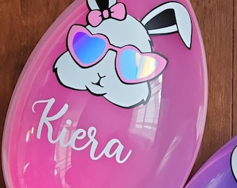 Personalized Jumbo Easter Egg | Custom Name Fillable Egg | Easter Basket Stuffer for Kids | Large Plastic Easter Egg Gift ,easter for boys