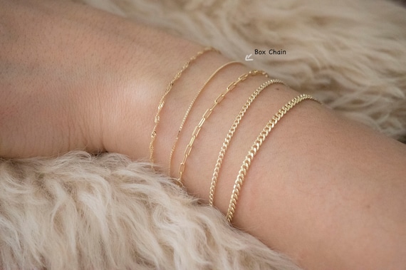 Baby Chino Bar Gold Bracelets – TAMAYO GOLD LLC